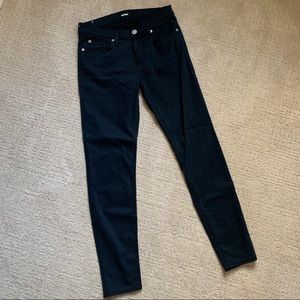 Hudson Mid-rise Black Jeans